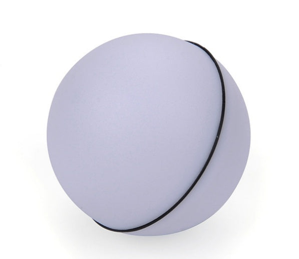 LED Rolling Cat Ball - Self-Rotating Toy with Catnip and Feather